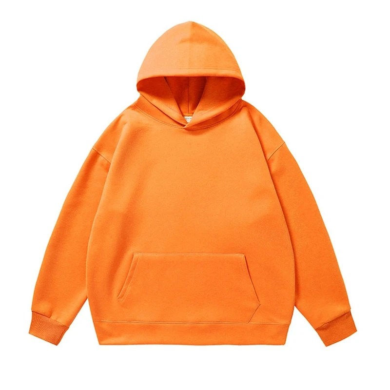 380G Heavyweight Pullover Hoody 100% Cotton Plain Blank Hoodie for Mens Wholesale Oversized Streetwear
