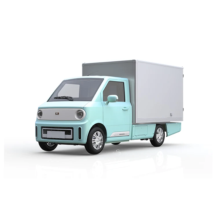 Competitive price refrigerated electric small box truck,e class refrigeration  electric cargo van