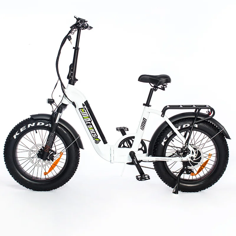 ZODIN Best Sale Full Suspension Fat Tire Foldable Electric Bike EU Warehouse 20 Inch 7 Speed 48V 5000W Motor Folding Ebike