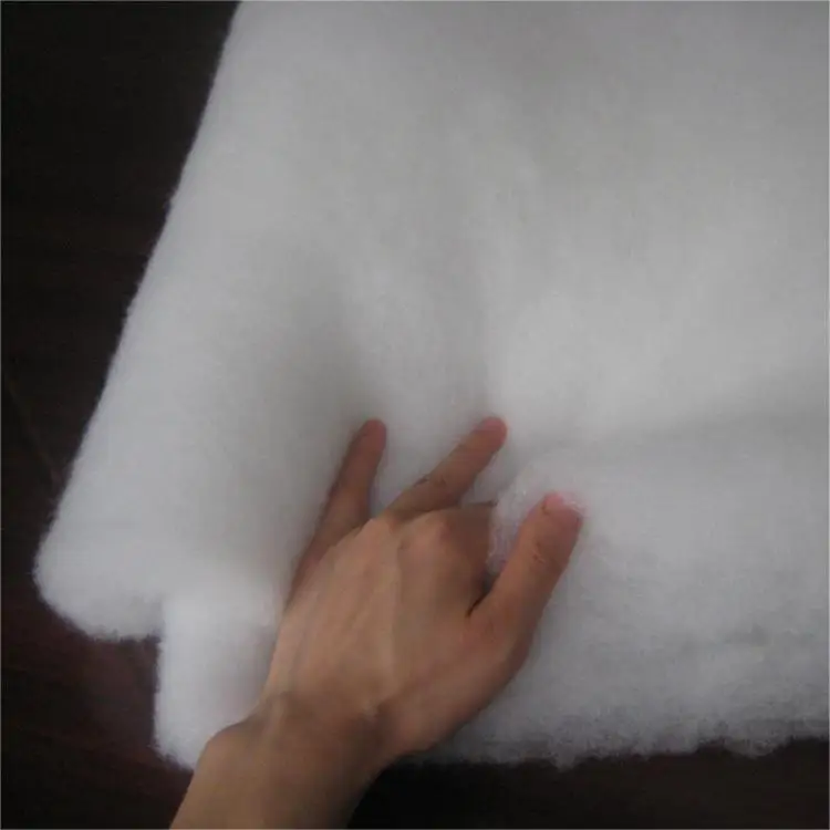 Good resilience nonwoven polyester sofa wadding filling material rolls