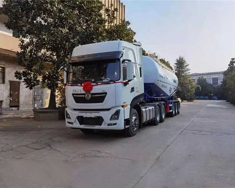 Natural gas tanker 49 tons semi-hung bulk cement truck