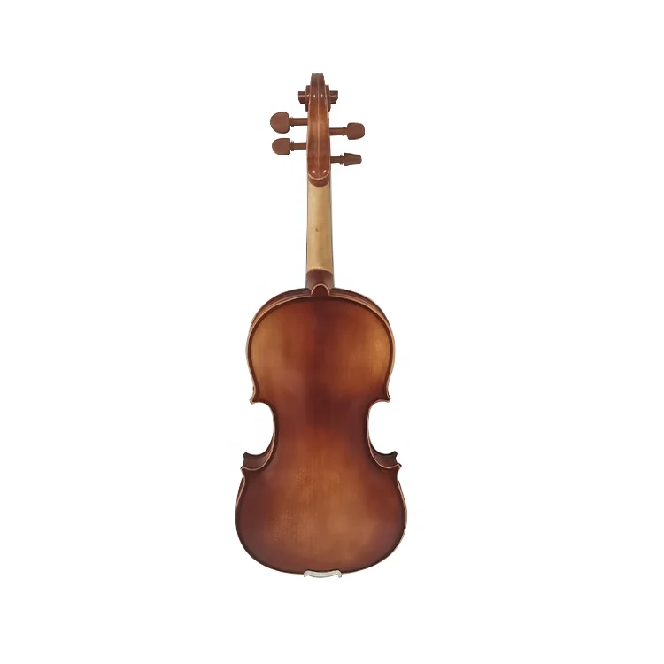 China factory  student antique style yellow brown solid wood maple  violin 4/4 3/4 1/2 1/4 1/8 GV-003