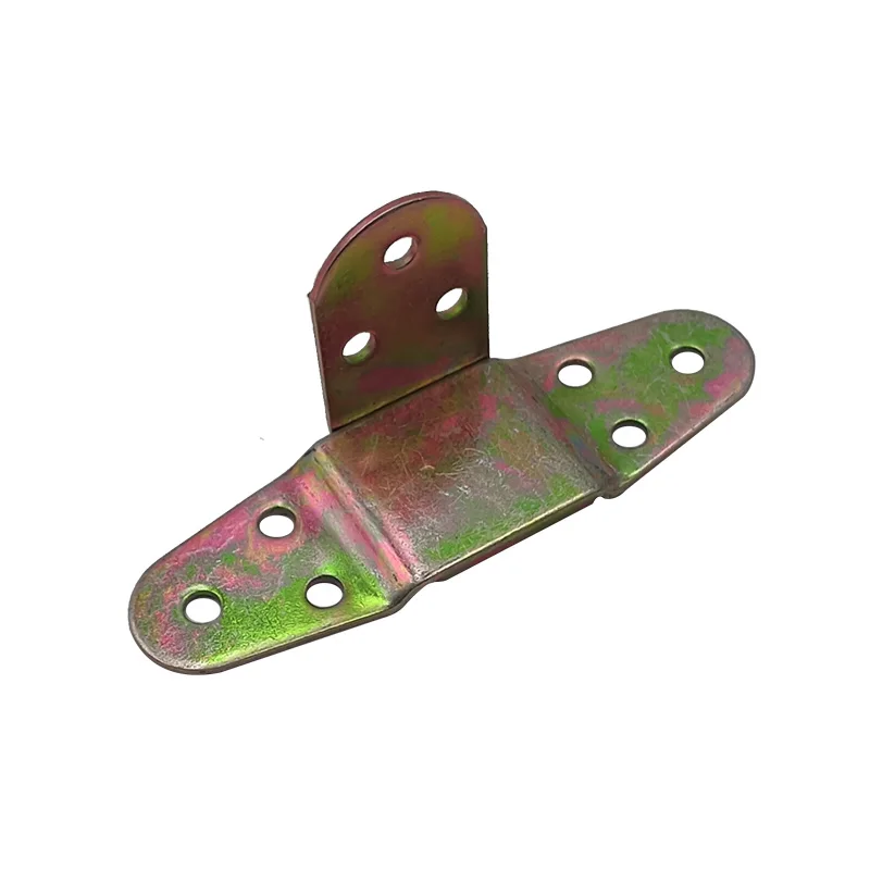 Zinc Plated  Connector L-shaped Cold-rolled Steel Right Angle Code Corner Joint Furniture Connector