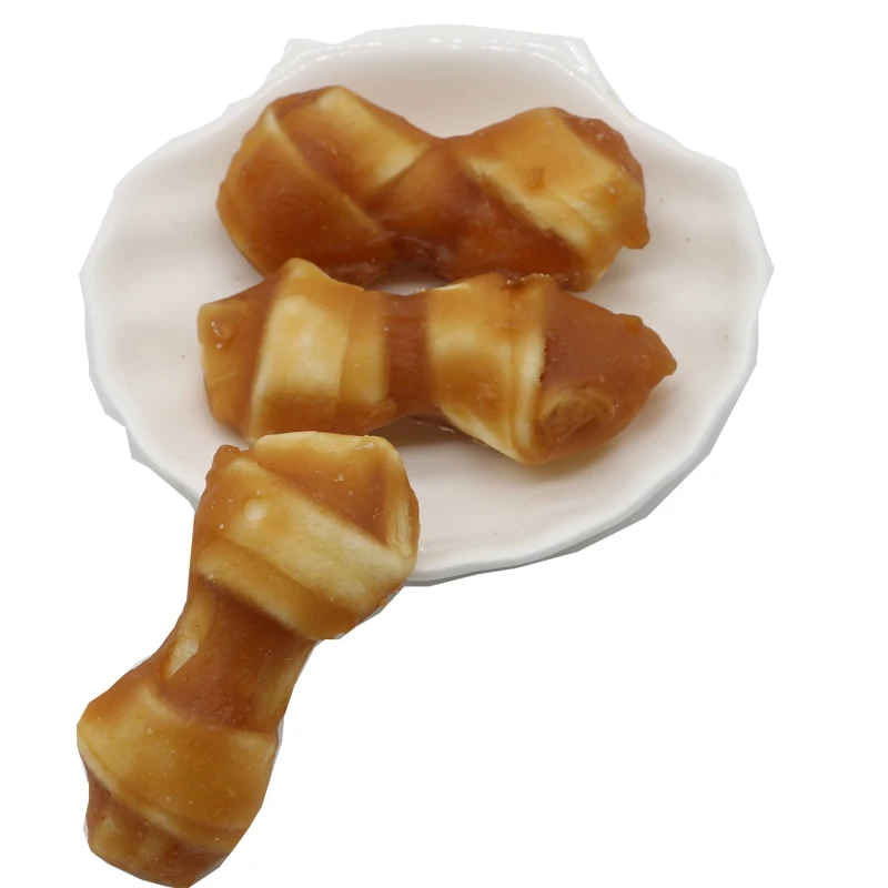 Duck soft knotted bone meat new dog treats with