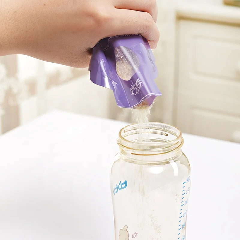 Custom Portable Gravure Printing Powdered Storage Plastic Package Zipper Bag Milk Powder Storage Bag Easy Tear Bags