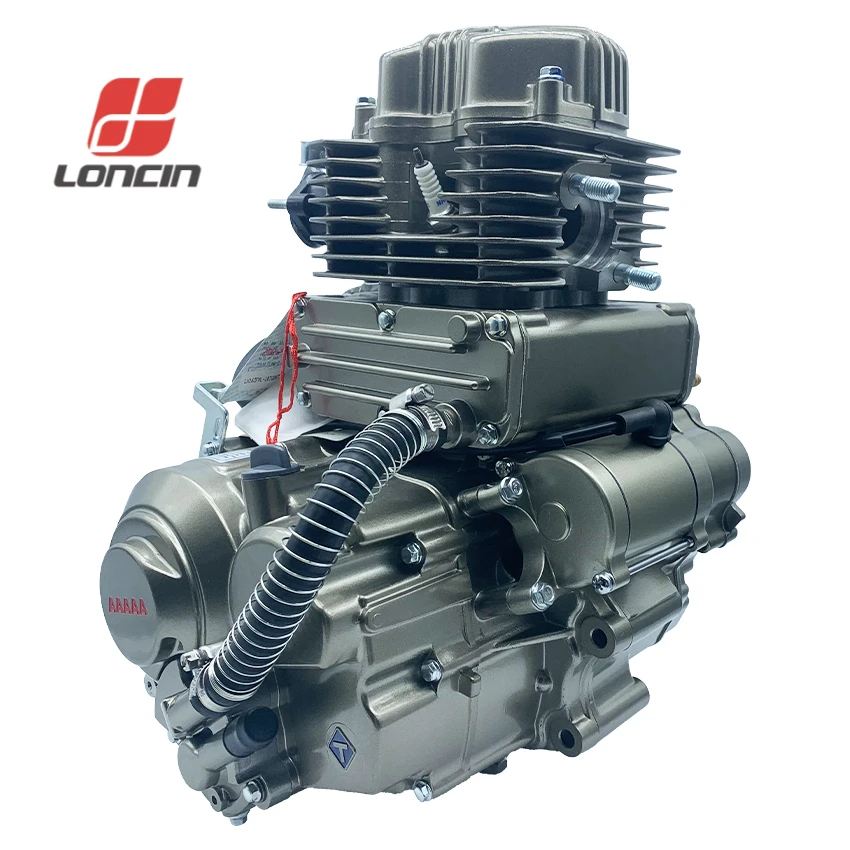 OEM motorcycle engine Loncin boiling 200cc engine, 4 stroke cargo tricycle original factory Loncin 200cc engine water cooling