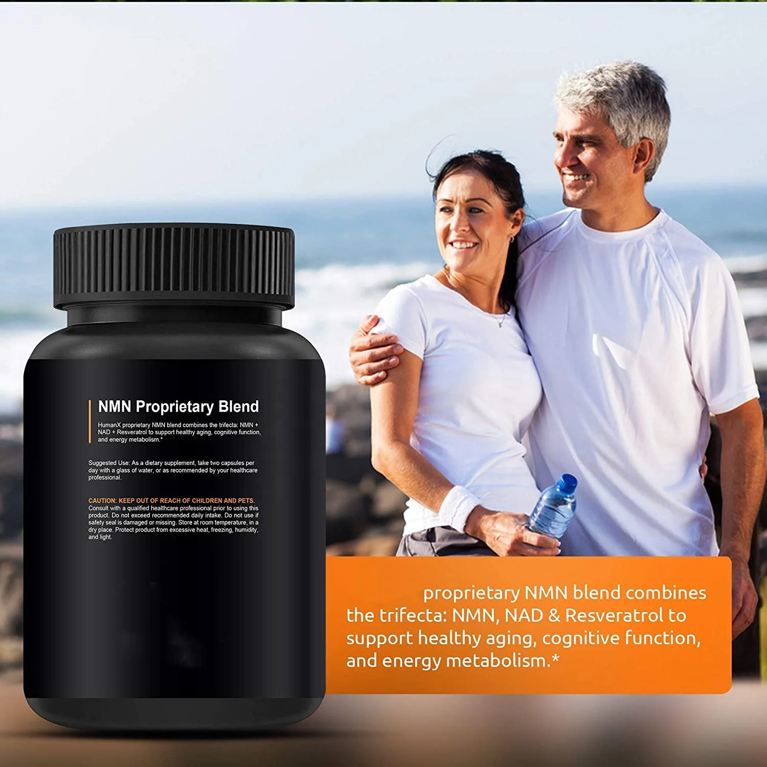 
hot sell NMN capsule powder Form 500mg Per Serving to Boost NAD+ Levels Like Riboside for Anti Aging by Double Wood Supplements 