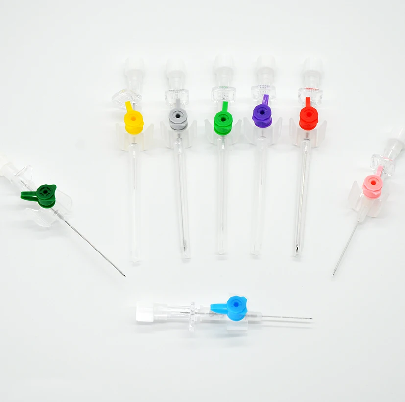 Medical butterfly type 26g  intravenous catheter  iv cannula with injection port