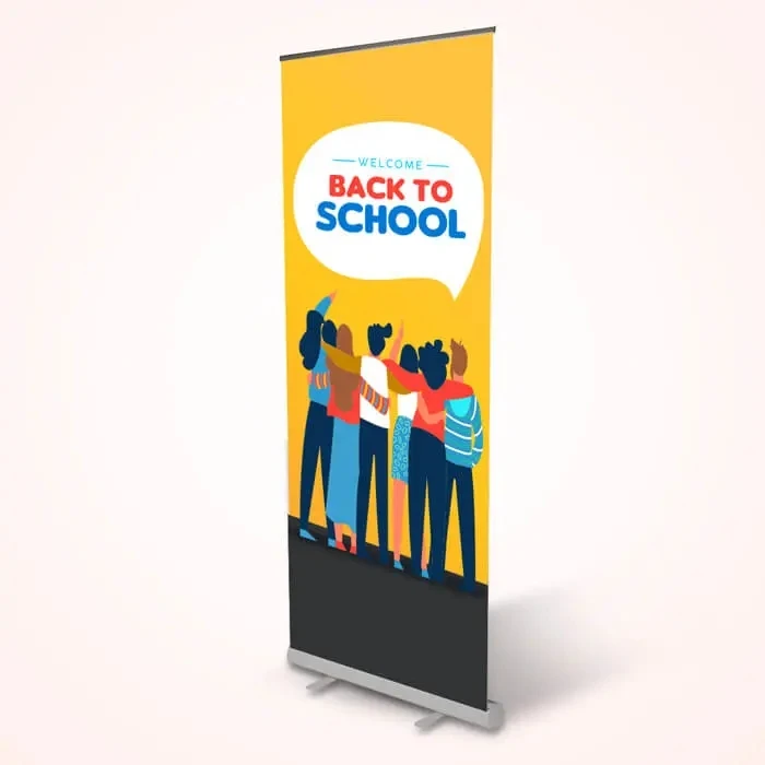 Custom Printed High Quality Advertising Aluminum Pull Up Banner with Display Stand