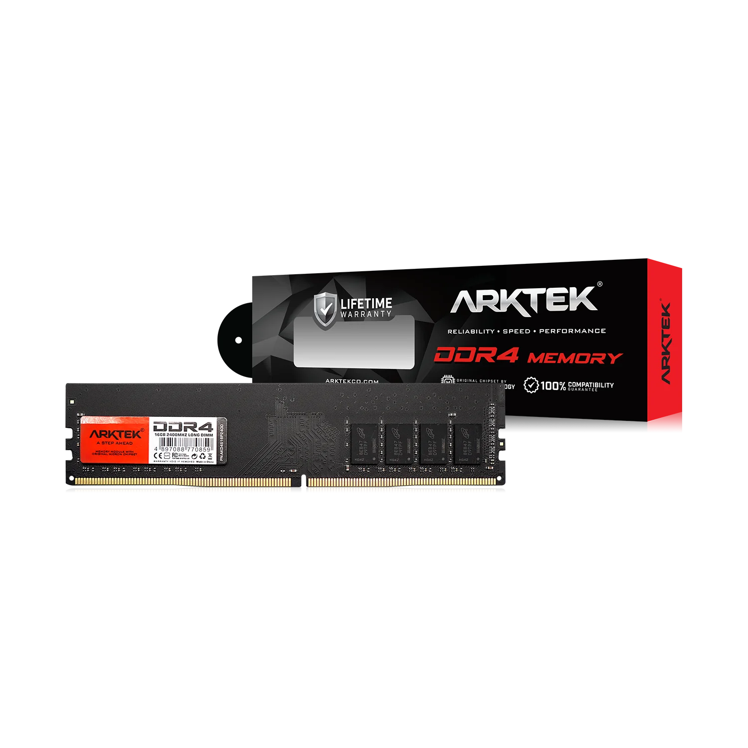 Модуль оперативной памяти UDIMM DDR4 16 Гб 2400 МГц