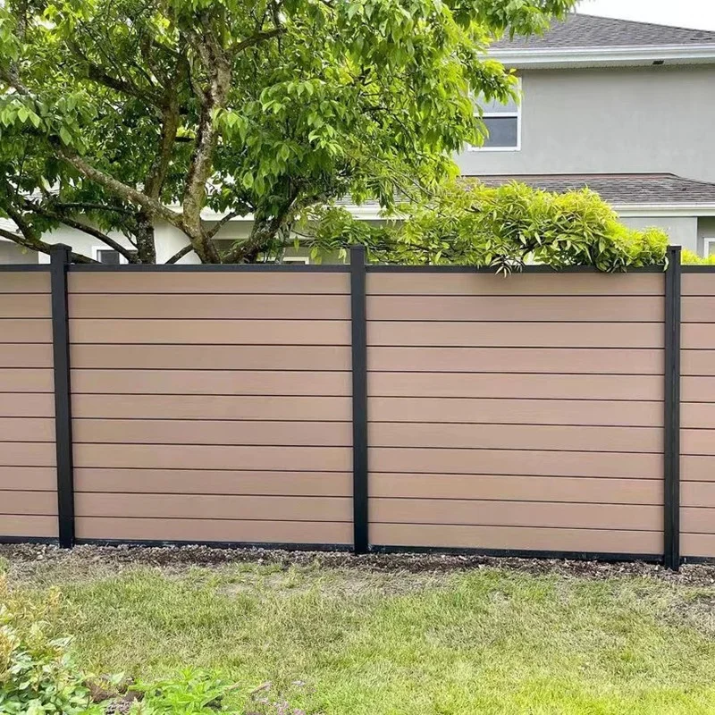 Outdoor Green Belt Guardrail Plastic Wood Fence