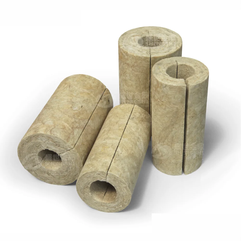 The Competitive Price Rock Wool Tube  Rock Wool for Thermal Insulation 70kgm3 Density Mineral Rock Wool