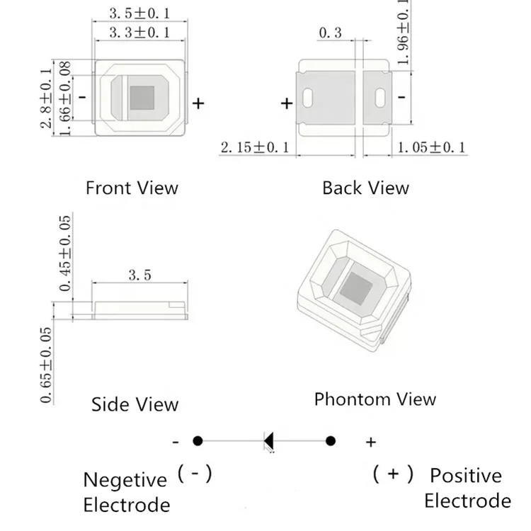 Factory Directly Supply White Light Led 2835 Smd Led Chip