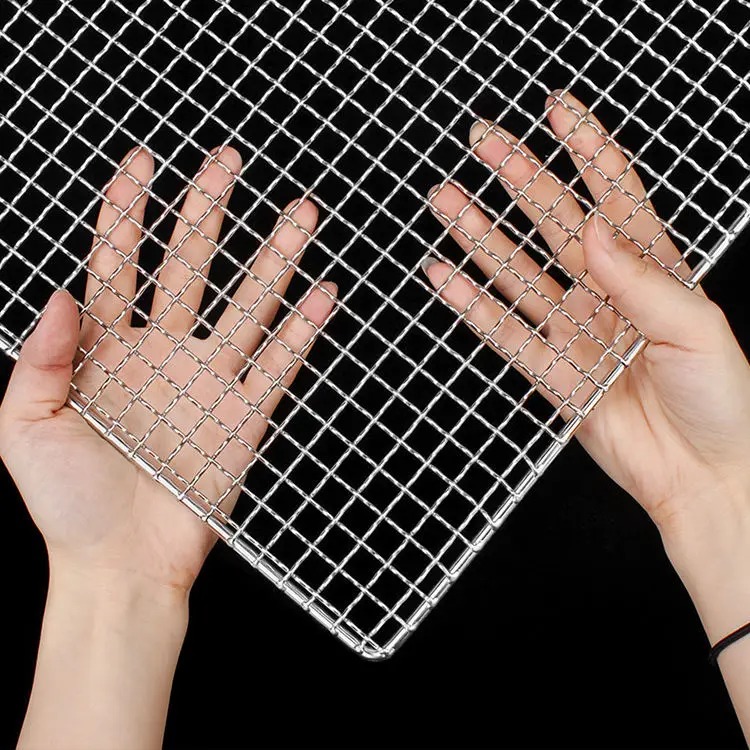 Steel Bbq Grill Roast Mesh For Roasting Meat/Stainless Steel Bbq Grill Mesh For Roasting Meat/Bbq Grill Mesh