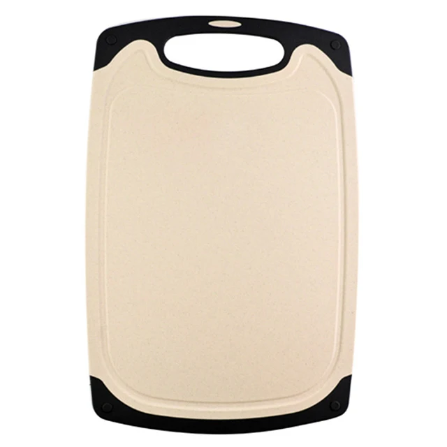 Plastic Cutting Board Chopping Board Set with Non-Slip Feet and Juice Grooves Larger Thicker Boards