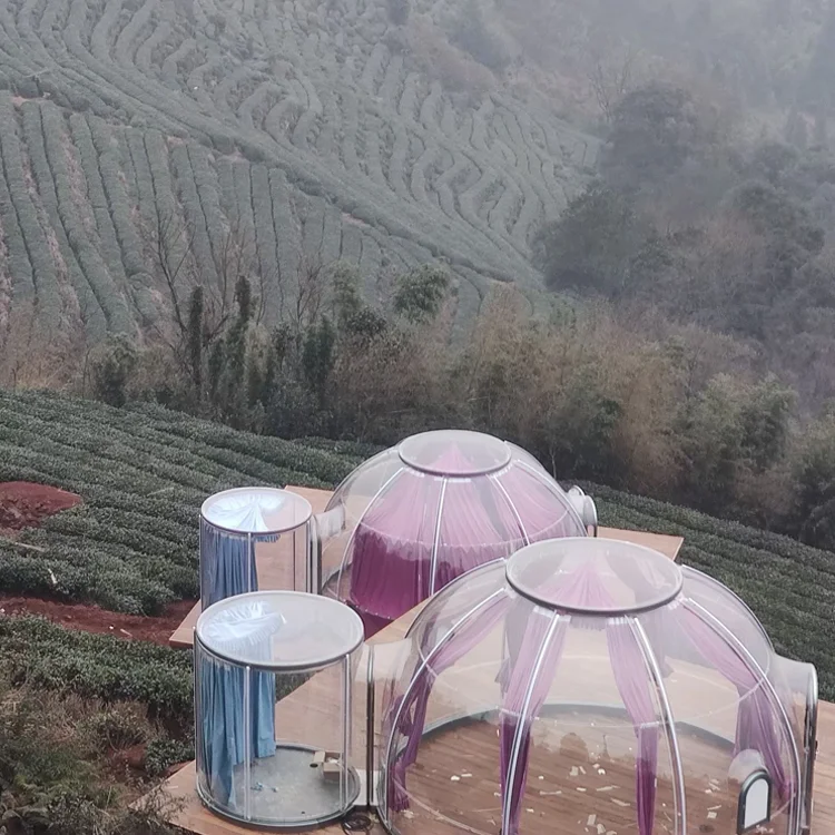 Professional Factory New Design Hard Polycarbonate Dome Geodesic Domes