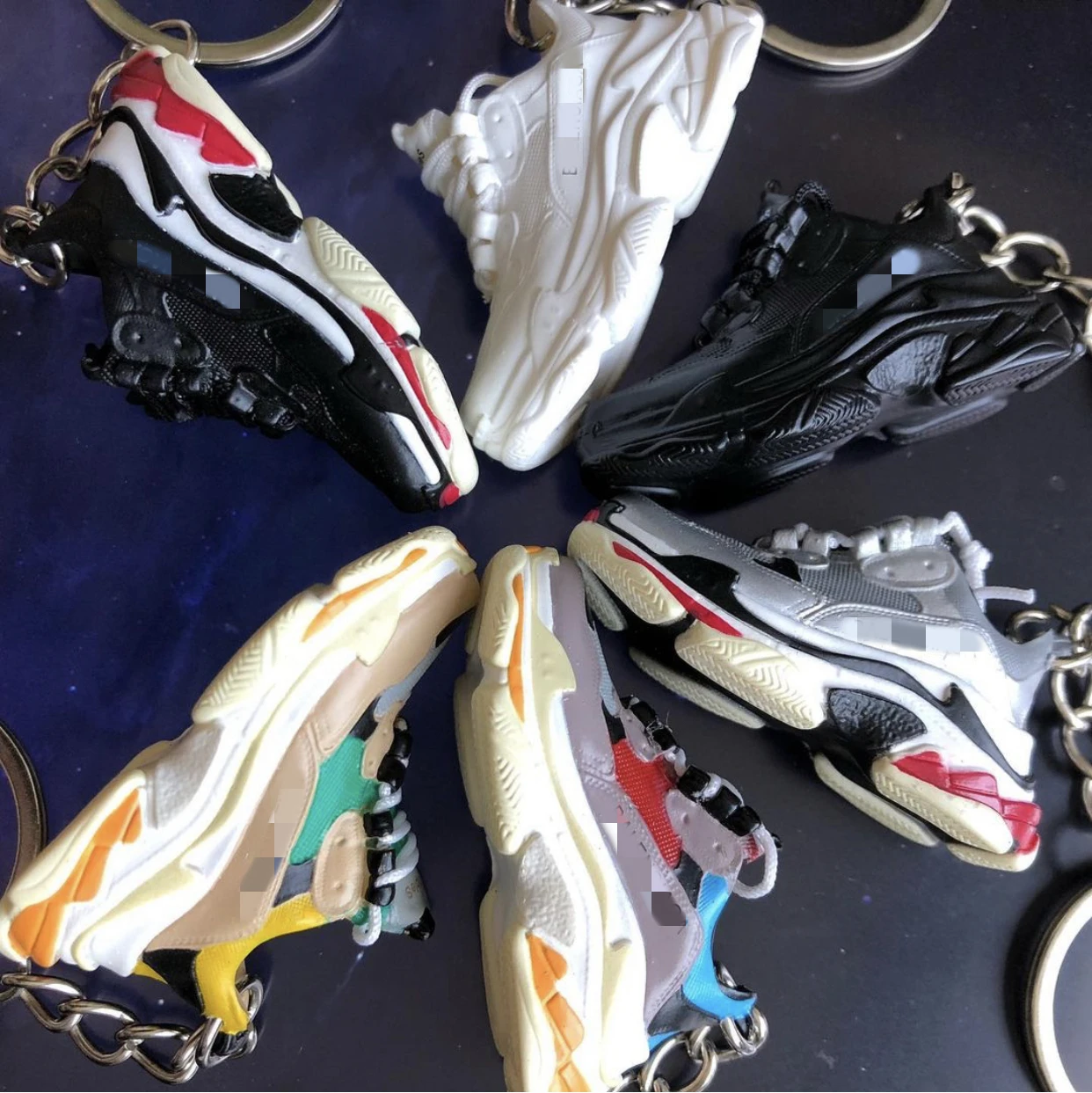  Оптовая продажа ПВХ Мини 3d Yeezy обувь кроссовки