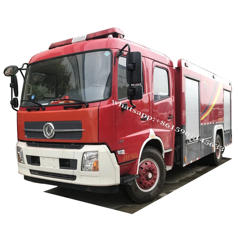 DONGFENG 4*2 Tianjin Euro 5 4 3 standard Fire Truck for sale fire fighting truck dimensions price