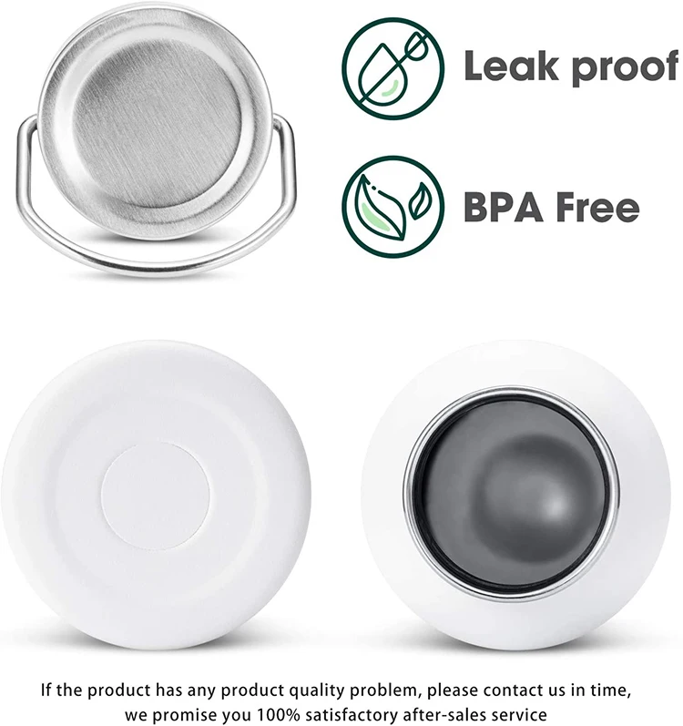 Powder Coated Vacuum Insulated Stainless Steel Wide Mouth Sports Water Bottle