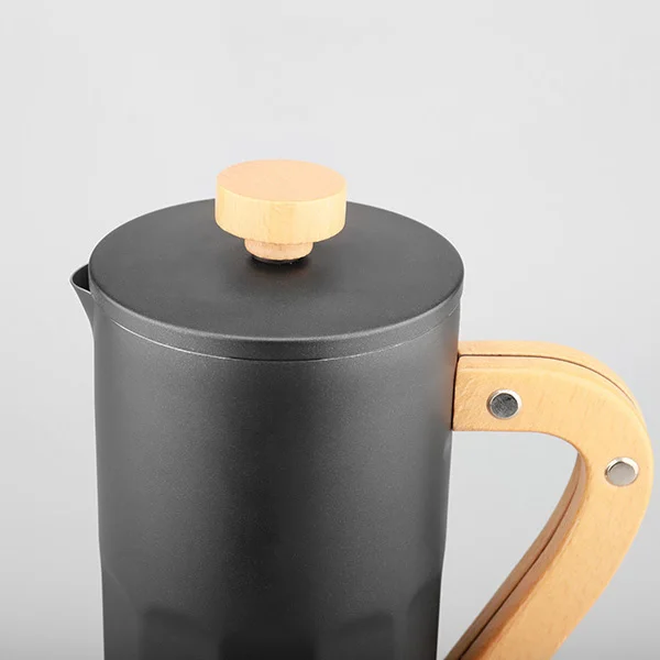 Double wall vacuum stainless steel Moka Espresso Coffee Maker Pot Italy coffee pot set french press coffee make with custom logo