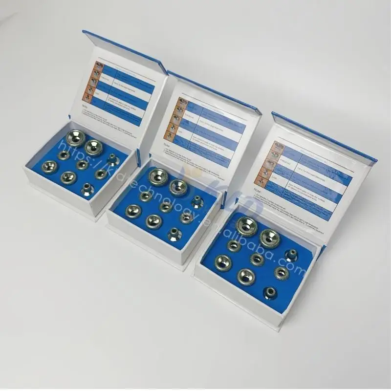 Microdermabrasion Diamond Tip Crystal Dermabrasion Head Skin Peel Micro Tips 9pcs