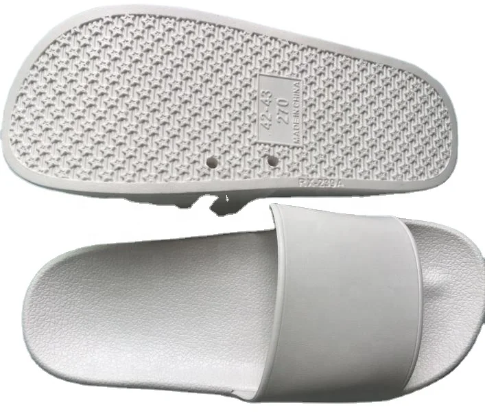 china slippers rubber white blank disposable shower shoes slider slippers