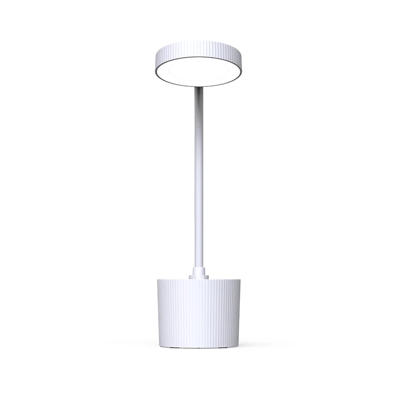 Study Table Lamp Touch On/Off Switch LED Desk Lamp With Pencil cup and Mobile Holder