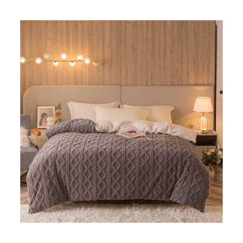 Thick Winter Bed Blankets Wool Blanket For Living Room Warm Fleece Cover On The Sofa Adults And Children Bedspread