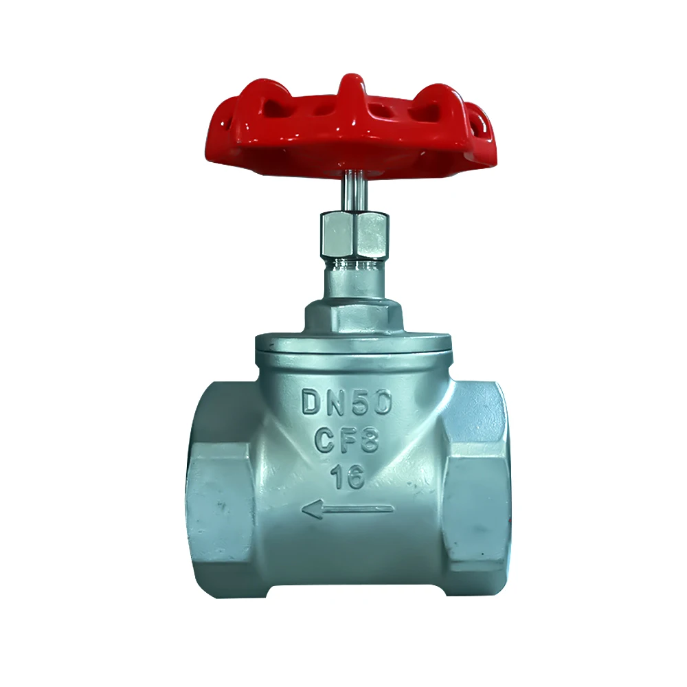 JTAIV Stainless Steel 304 Metal Seated Gate Valve Manual female Thread 2 pc Female Threaded Ends Api water gate valve