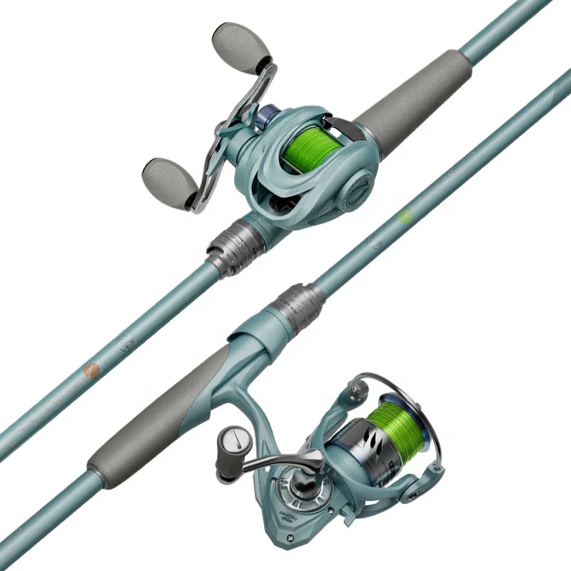 Lure light casting spinning fishing rod and reel combo full set kit kids combo fishing