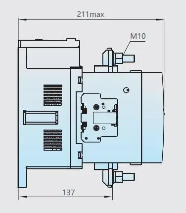 chint ac contactor CJX1-140/22 220V 110V~380V for remote circuit connection and disconnection  ac vacuum contactor