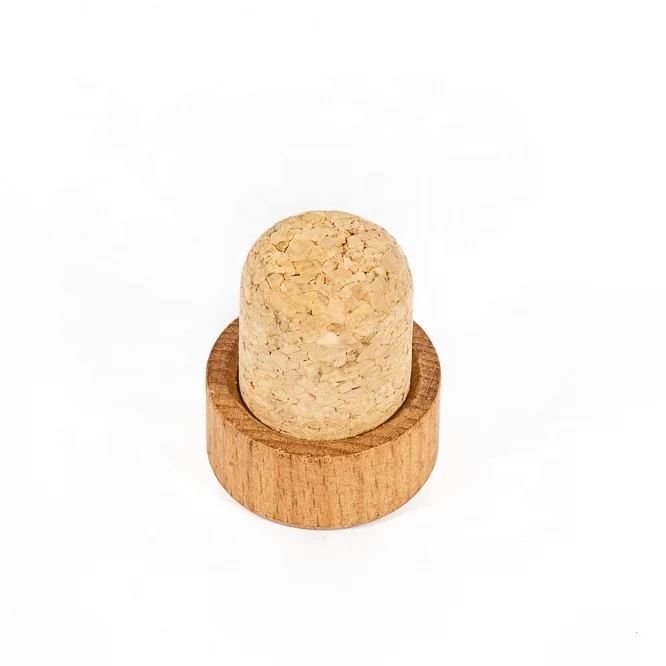 t cork wine for liquor brandy bamboo cap cork lid for wine bottle beech cap cork stopper  drink cover for beverage bottle