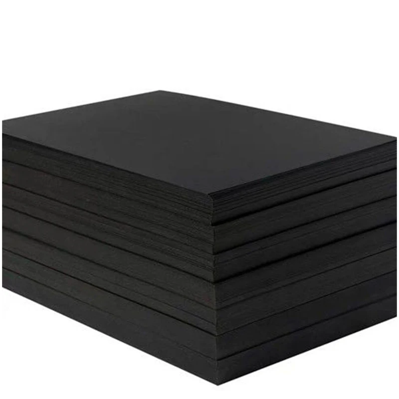 black paper board photo album black card black cardboard Virgin Wood Pulp Thick Black Paper card black board black paperboard