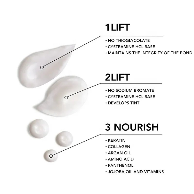 Odor Free Eyelash Lift  vegan Fast Perming 5-8min perm lash lift Thioglycolic Acid free CYSTEAMINE formula Lash brow Lift Kit