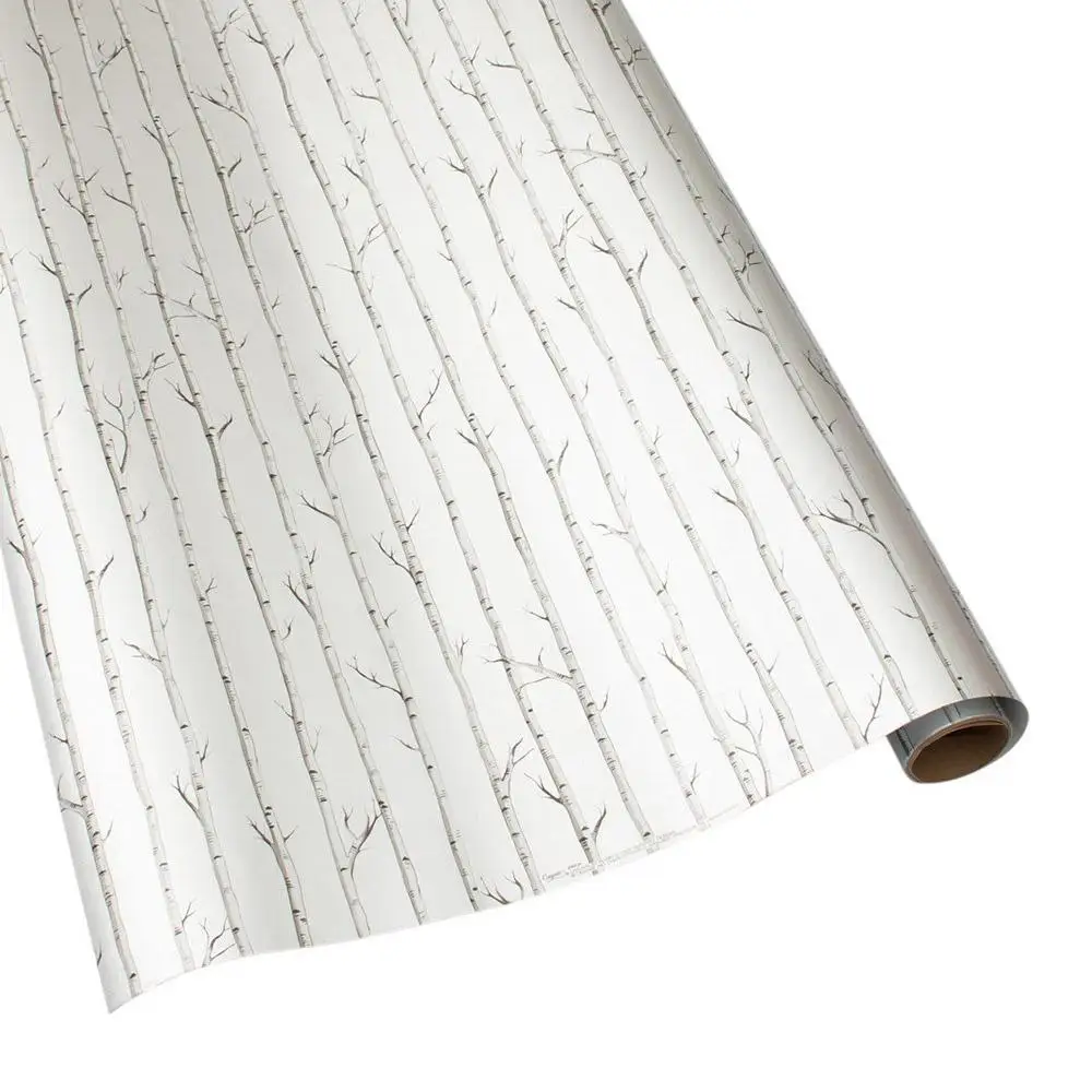 
Silver Woodland Custom Printed Wrapping Paper Roll Gift Wrapping Paper Manufacturer Roll wrapping paper 