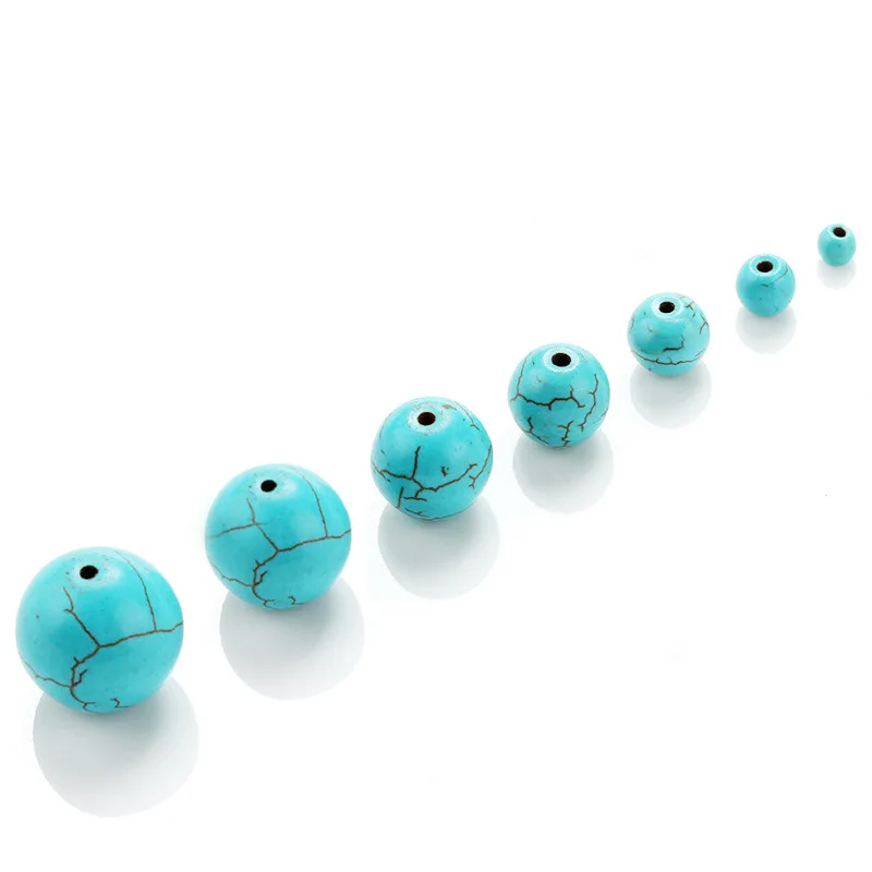 Accessories Round Beads DIY Jewelry Turquoise Beads For Jewelry Making