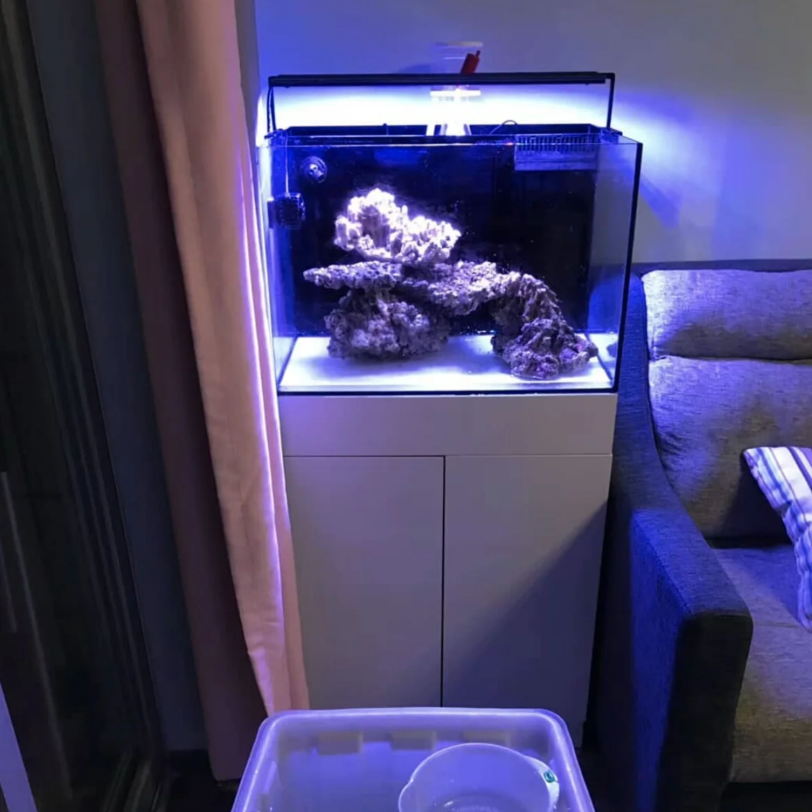  MicMol-умный светодиодный светильник для аквариума риф морской Коралл водная атмосфера AA-1200 Marine 120 Вт управление через Wi-Fi восход и закат полный