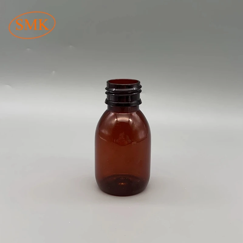 hot sale cheap black amber PET Drug Pill Bottle Plastic Supplement Bottle Empty Capsule Medicine Bottle With screw cap