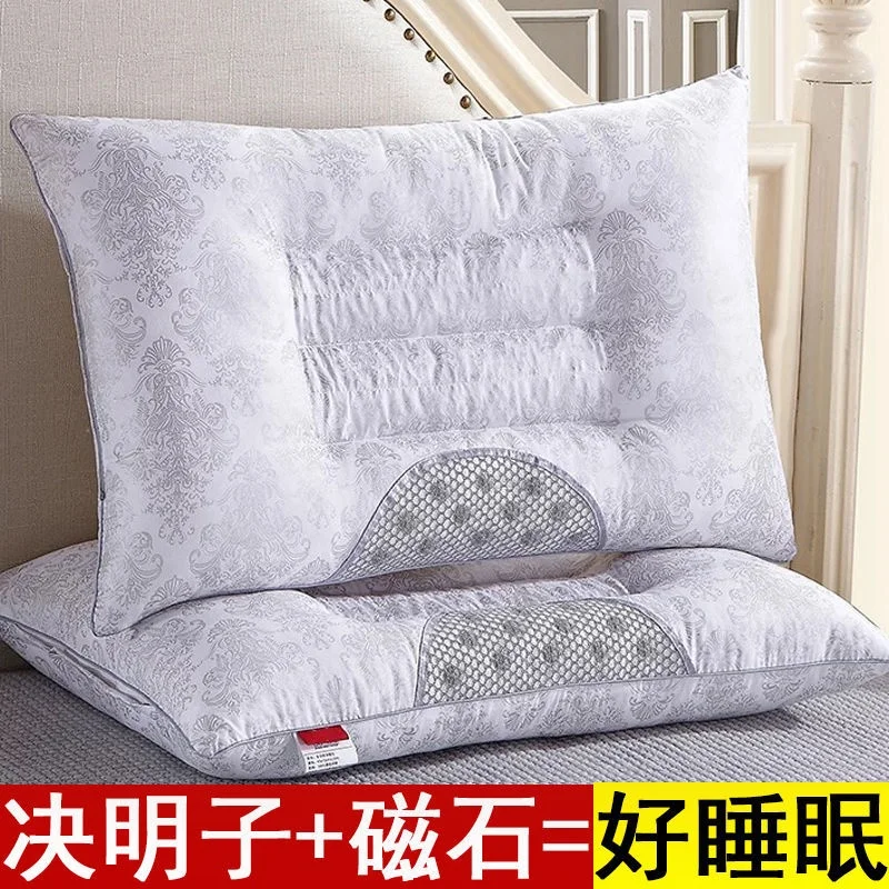 Cassia Seed Pillow Household Double Lavender Cervical Core Sleep Aid Buckwheat Skin Head Support