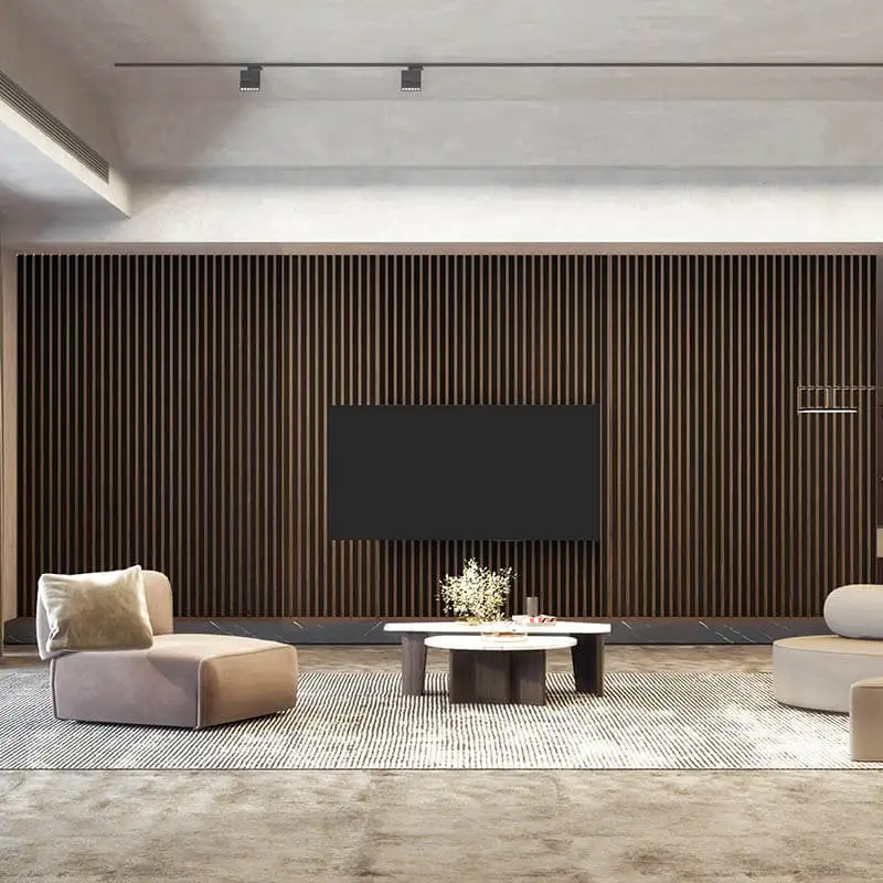 Woodupp Wood Wall Panel Headboard Panels Fibro Aku Panel Soundproof For Recording Studio Booth