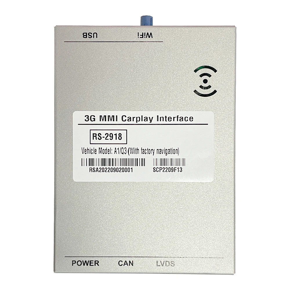 AUD1MMI 3G A1/Q3 Original Screen Upgraded Carplay Support Factory Screen