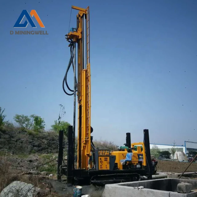 D miningwell drill rig deep water well well rotary drilling rig 300 meter drill rig for water well rocks