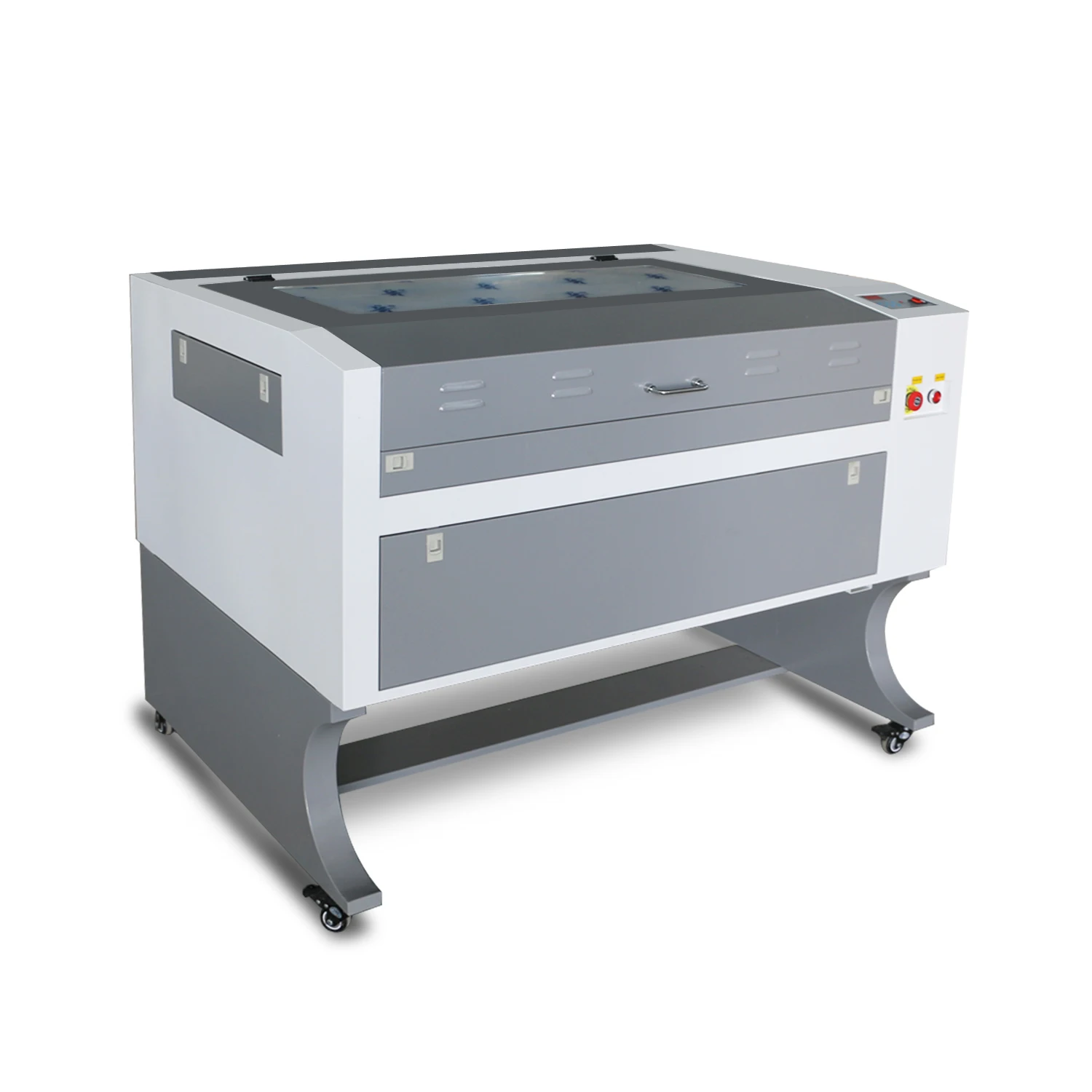 Discount 6040 CO2 laser machine 50W Desktop Cutting Engraving Machines for nonmetal materials