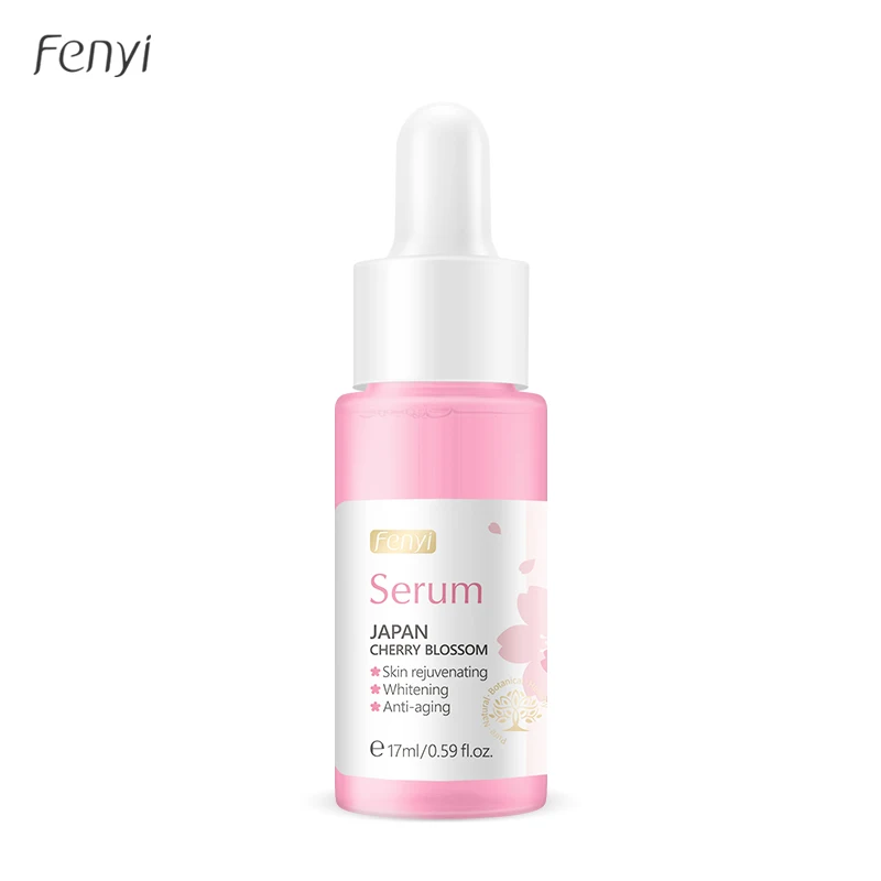 Japan Cherry Blossom Serum 17ml Anti-Aging Skin Toning Facial Essence Vitamin Liquid Whitening for Face