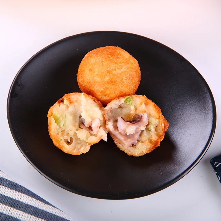 Chinese manufacture delicious frozen octopus ball takoyaki