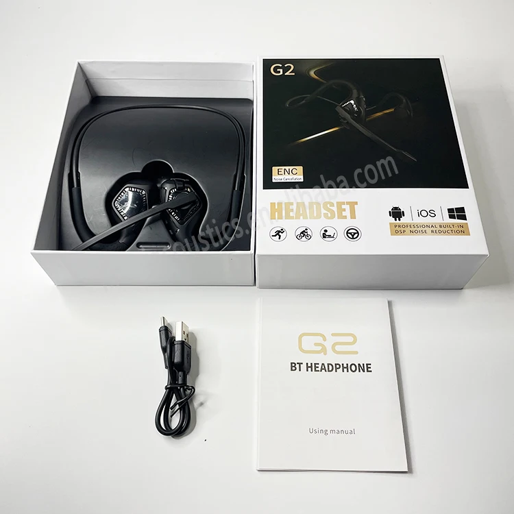 factory manufacturer low latency foldable microphone stick open ear headset air bone conduction headphone with mic for iphone