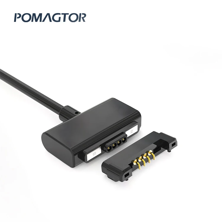 China Manufacturer Tk4Pin-5 Magnetic Data Cable Usb Fast Charge 4 Pins Magnetic Connector Cable