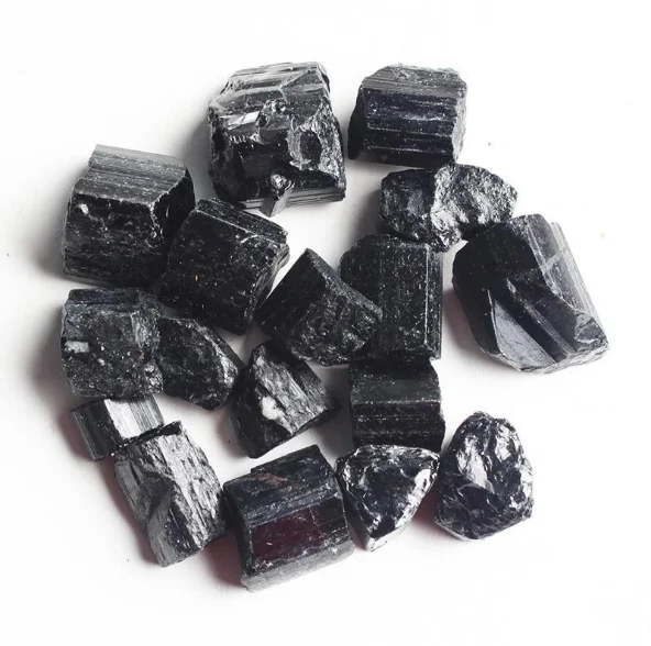 Wholesale Natural Specimen Rough Stone Healing  Crystal Stone Crystal Gem Black Tourmaline