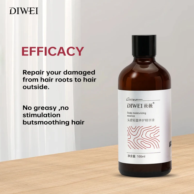 DIWEI Custom Luxury Hair Care Set Organic Protein Collagen Hair Mask Hair Serum Oil Shampoo And Conditioner Private Label