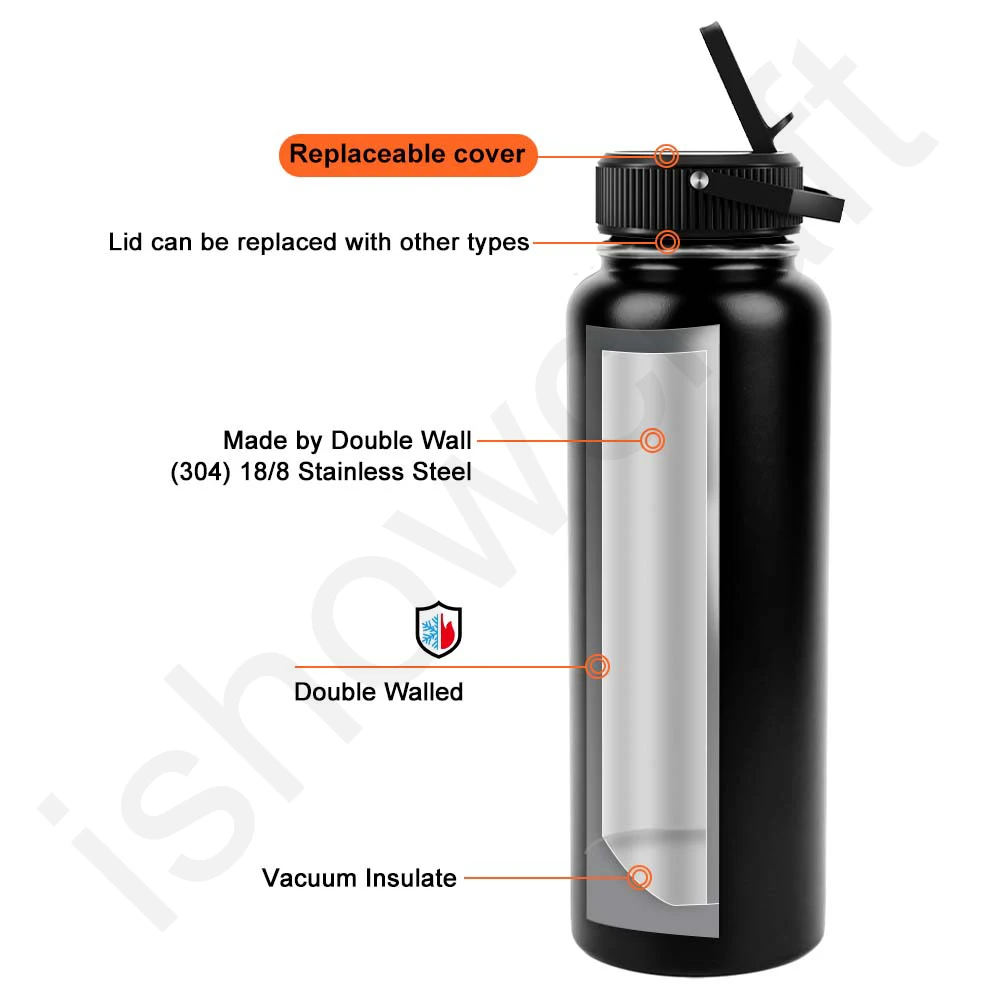 Eco-Friendly Metal Water Bottle Custom Wholesale Thermal Flask Vacuum Water Bottle with Logo